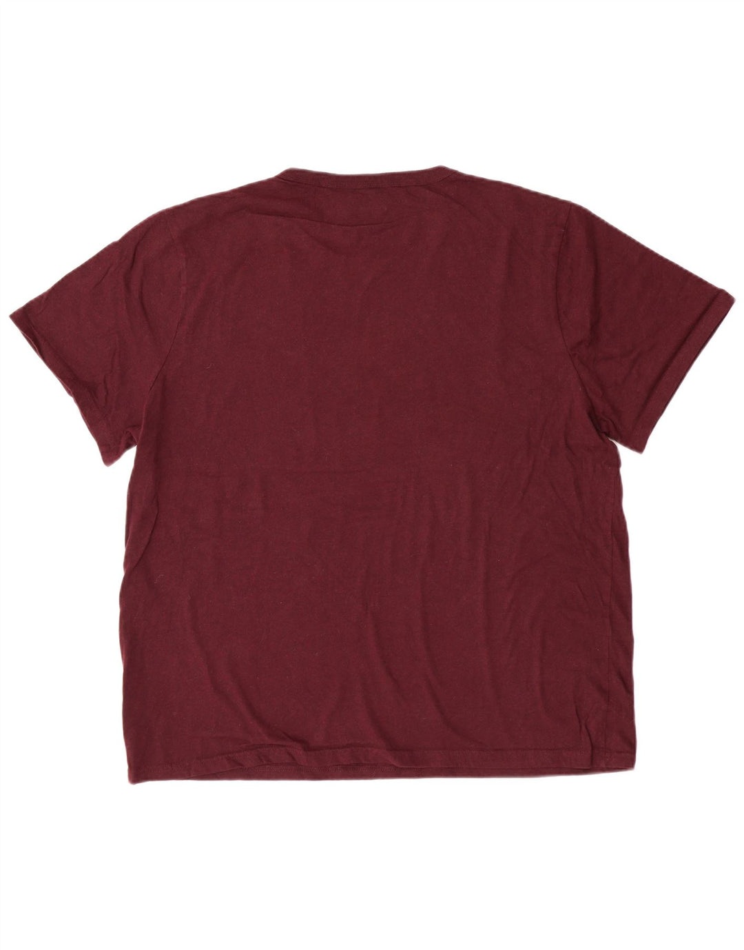 Eddie Bauer Mens T-Shirt Top XL Burgundy Cotton