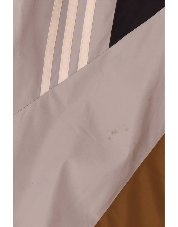Adidas Mens Graphic Pullover Tracksuit Top Large Multicoloured Colourblock