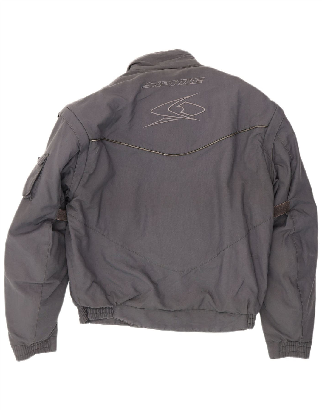 Spyke Mens Racer Jacket UK 40 Large Grey Polyester