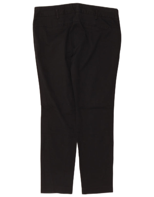 ZARA Womens Slim Chino Trousers EU 42 Large W32 L27 Navy Blue