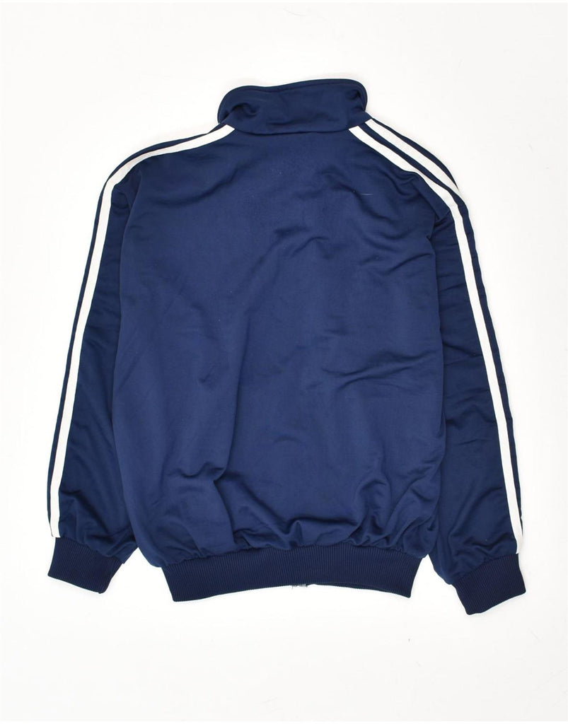 ADIDAS Boys Tracksuit Top Jacket  11-12 Years Large Navy Blue Polyester | Vintage Adidas | Thrift | Second-Hand Adidas | Used Clothing | Messina Hembry 