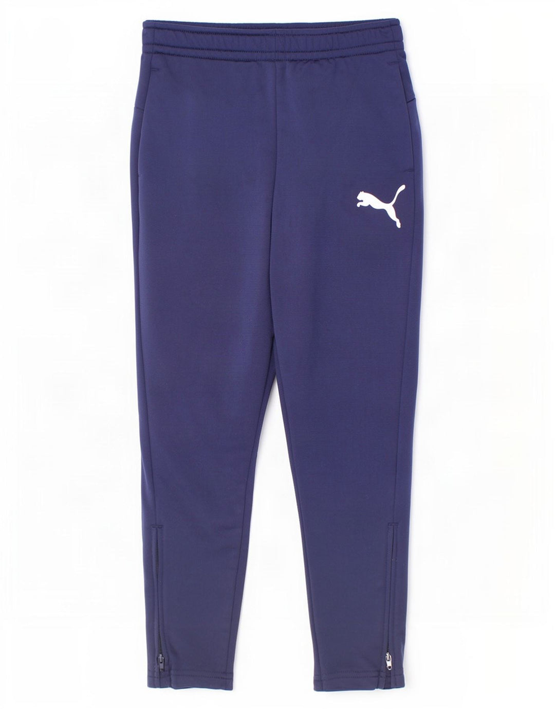 Puma Boys Tracksuit Trousers 7-8 Years Navy Blue Polyester