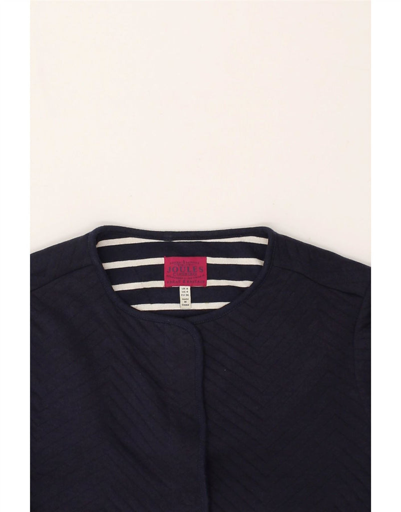 JOULES Womens Crop Cardigan Sweater UK 8 Small  Navy Blue | Vintage Joules | Thrift | Second-Hand Joules | Used Clothing | Messina Hembry 