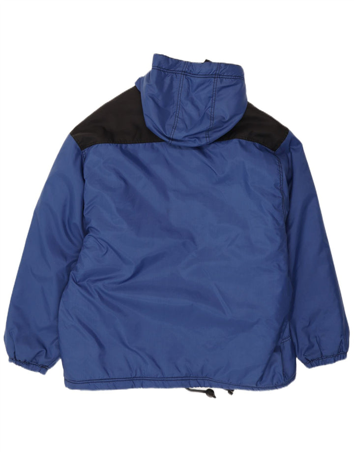 Jeronimo Mens Hooded Windbreaker Jacket UK 44 2XL Blue Colourblock Nylon