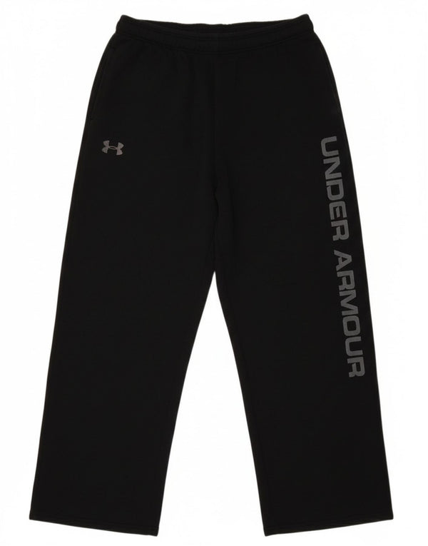 Under Armour Boys Graphic Tracksuit Trousers 11-12 Years Large Black