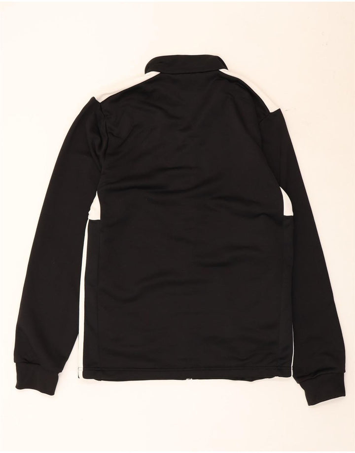 Adidas Mens Tracksuit Top Jacket Medium Black Colourblock Polyester