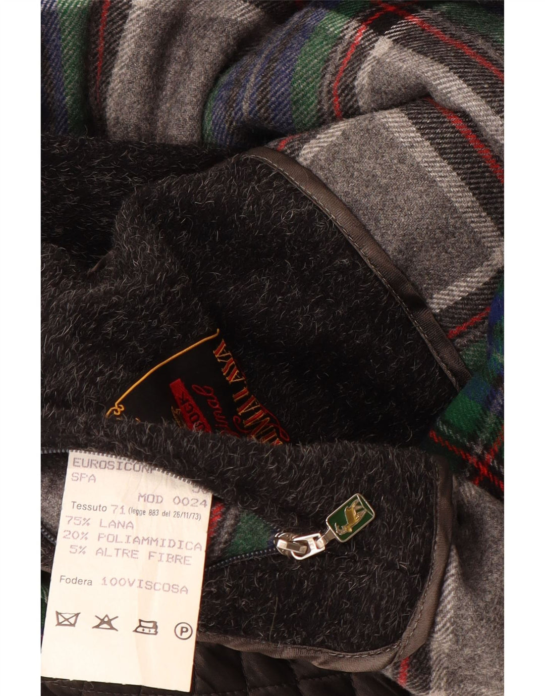 Himalaya Mens Double Breasted Coat IT 50 Large Grey Wool