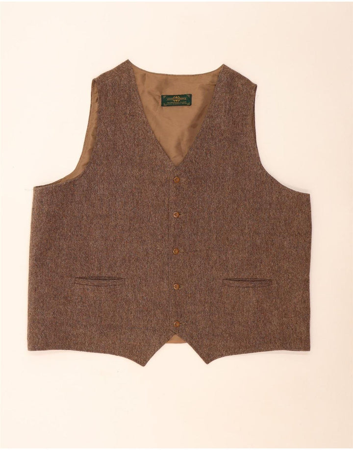 Eddie Doherty Mens Waistcoat 2XL Brown