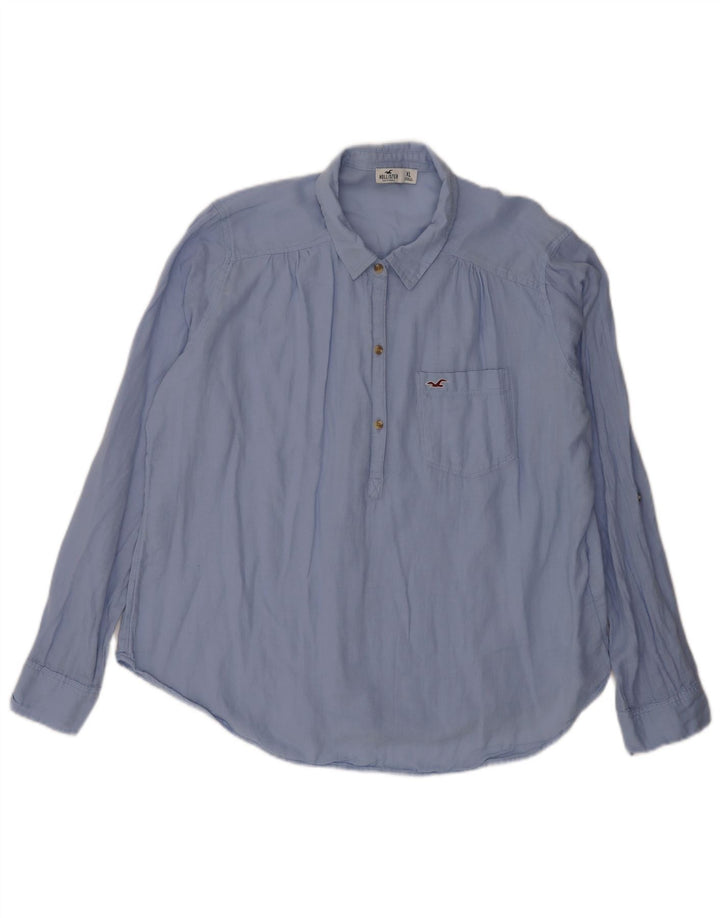 Hollister Womens Pullover Shirt UK 18 XL Blue Cotton