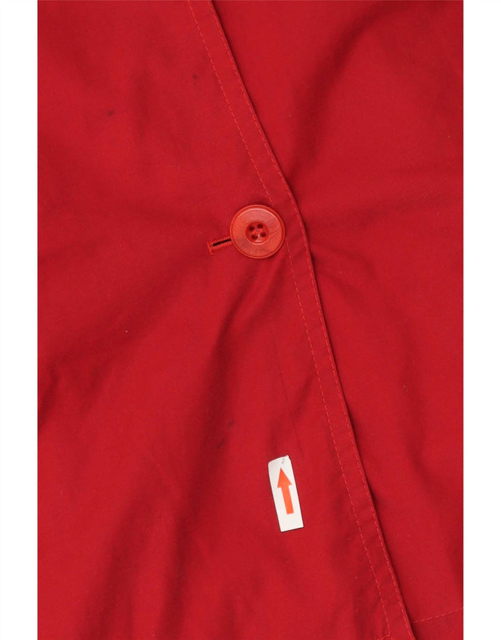Marella Womens Trench Coat UK 22 3XL Red