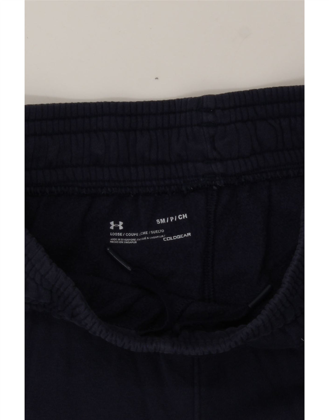 UNDER ARMOUR Mens Cold Gear Tracksuit Trousers Small  Navy Blue Vintage Under Armour and Second-Hand Under Armour from Messina Hembry 