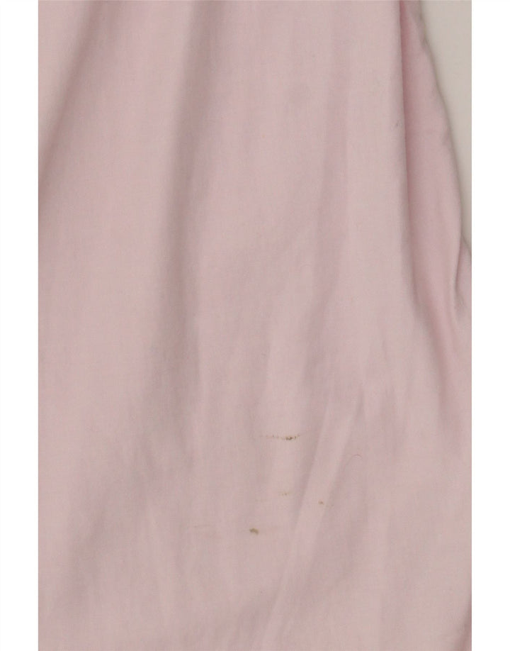 French Connection Mens Short Sleeve Shirt XS Pink Cotton