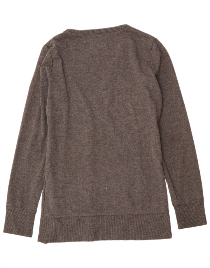 TIMBERLAND Womens Cardigan Sweater UK 10 Small Grey