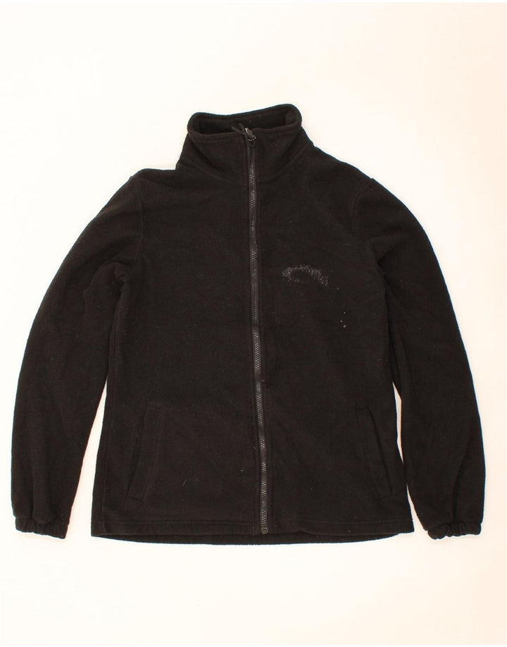 MOUNTAIN WAREHOUSE Womens Fleece Jacket UK 10 Small Black Polyester Vintage Mountain Warehouse and Second-Hand Mountain Warehouse from Messina Hembry 