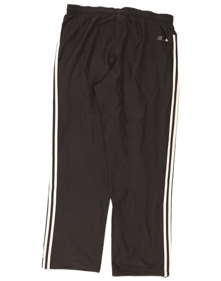 Adidas Mens Tracksuit Trousers UK 40/42 Medium Black Polyester