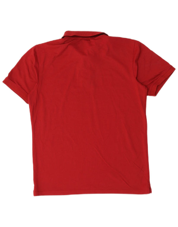Calvin Klein Mens Golf Polo Shirt Medium Red