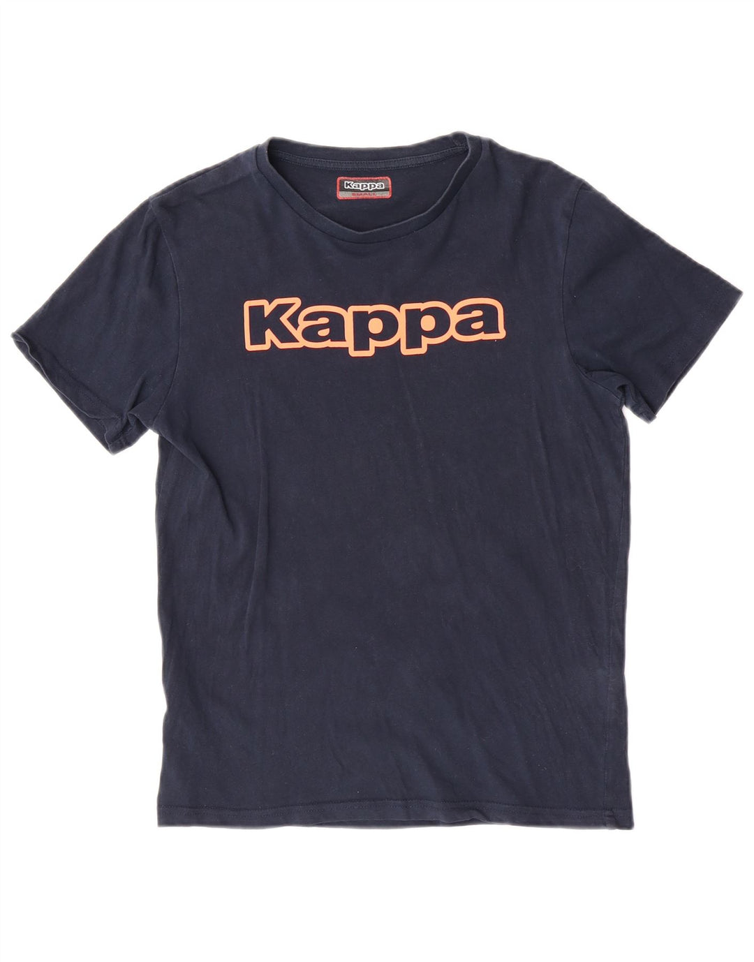 Kappa Mens Graphic T-Shirt Top Small Navy Blue Cotton