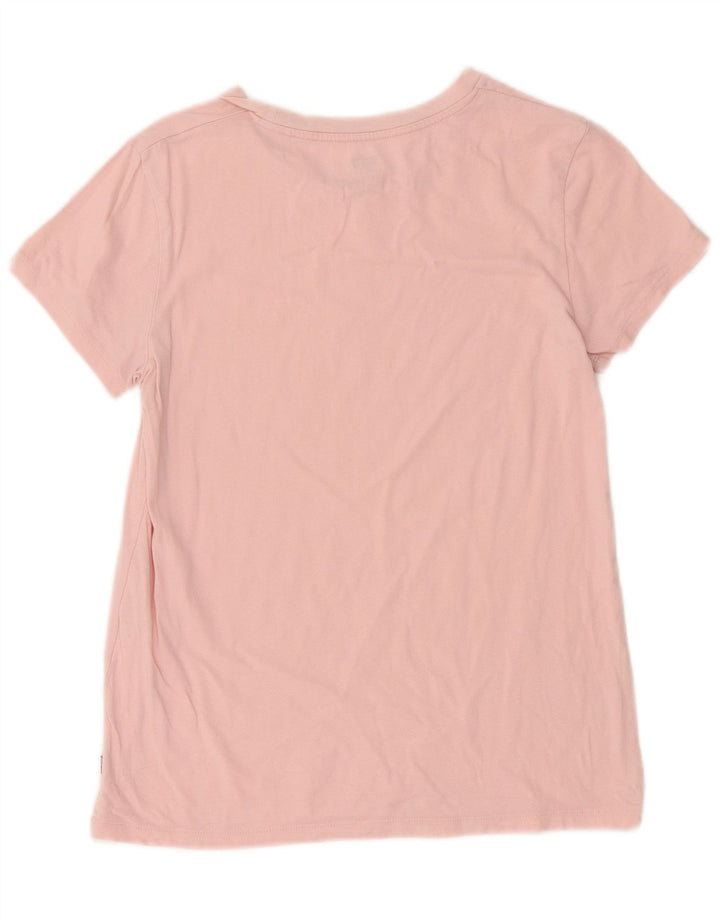 Levi's Womens Oversized Graphic T-Shirt Top UK 6 XS Pink