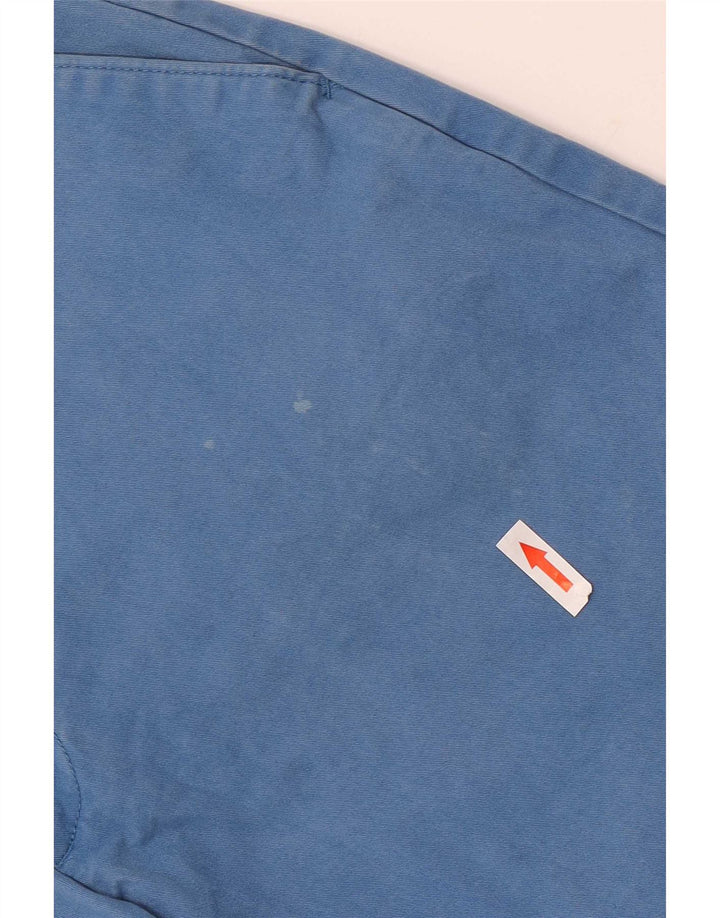 Marks & Spencer Mens Chino Shorts W30 Medium Blue Cotton