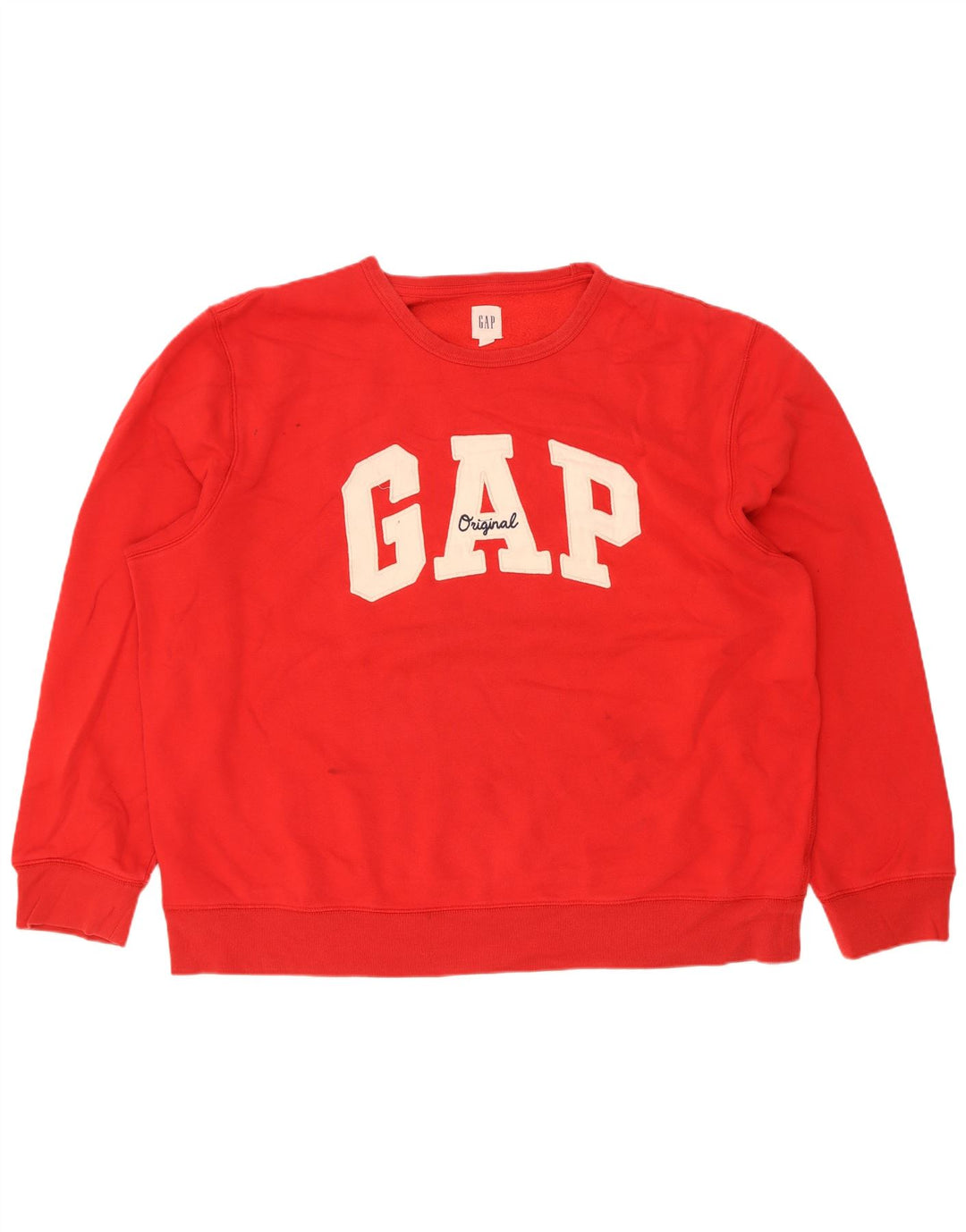 Gap Mens Graphic Sweatshirt Jumper 2XL Red Cotton