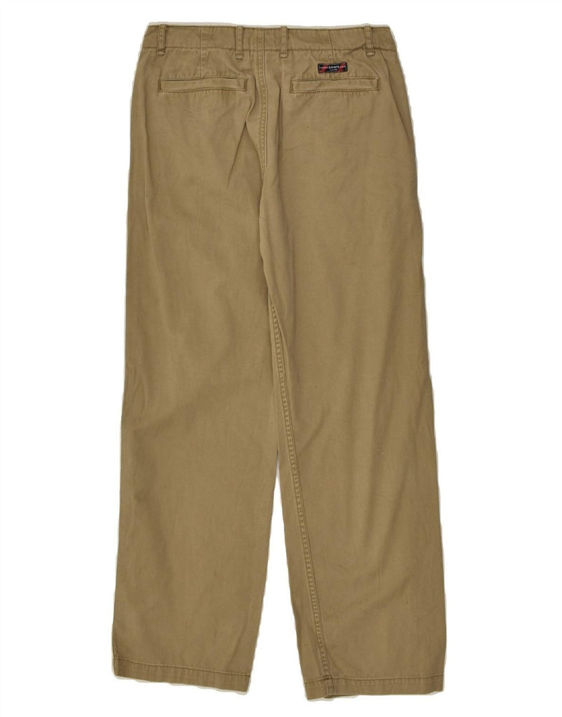 CHAPS Boys Straight Chino Trousers 13-14 Years W28 L27 Beige Cotton | Vintage Chaps | Thrift | Second-Hand Chaps | Used Clothing | Messina Hembry 