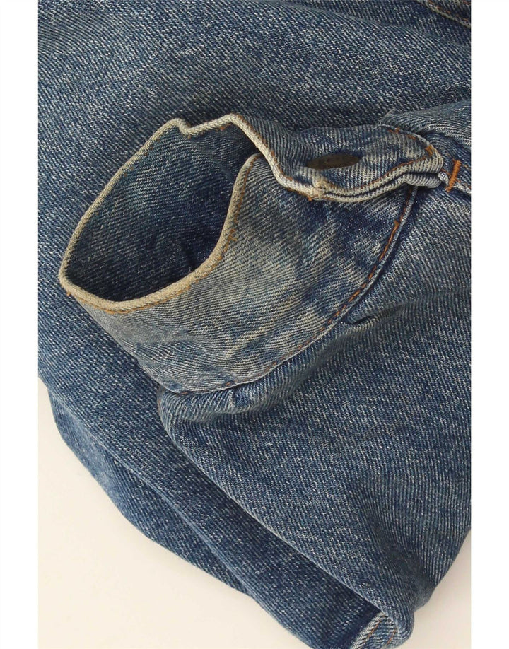 Rifle Mens Sherpa Denim Jacket UK 38 Medium Blue Cotton