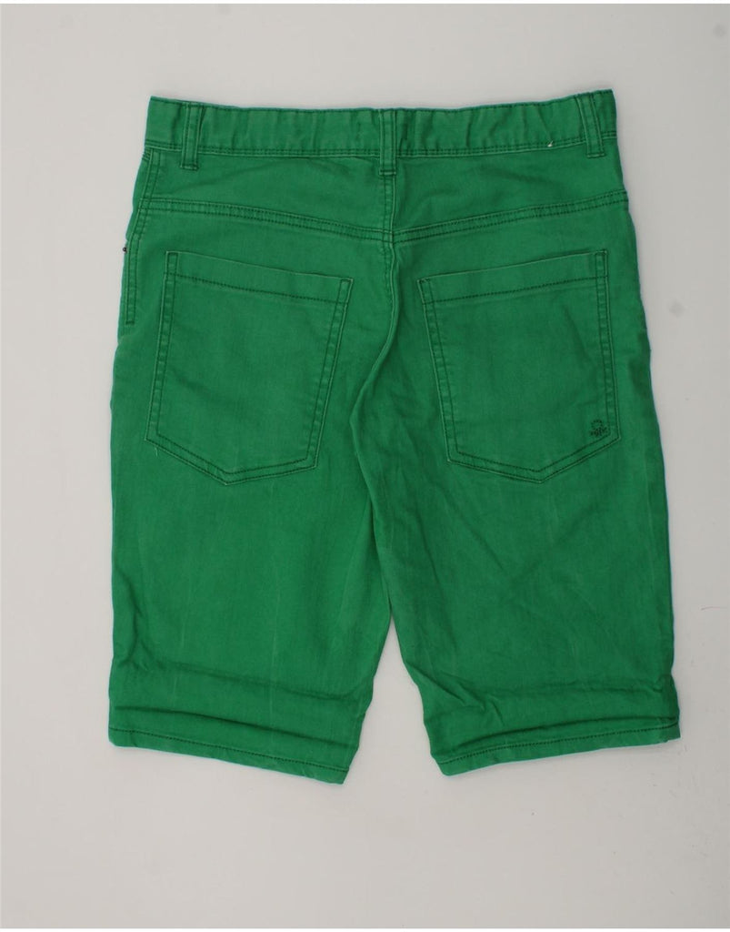 BENETTON Boys Denim Shorts 13-14 Years 3XL W32 Green Cotton | Vintage Benetton | Thrift | Second-Hand Benetton | Used Clothing | Messina Hembry 