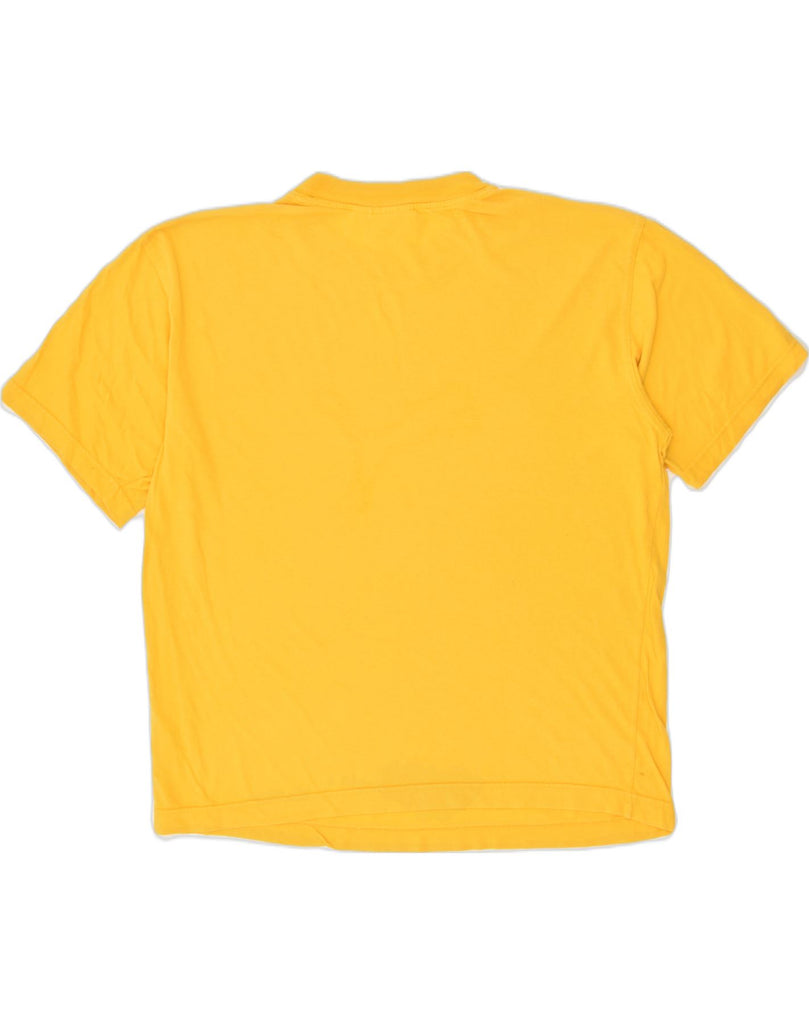 PUMA Mens Graphic T-Shirt Top Small Yellow Cotton | Vintage Puma | Thrift | Second-Hand Puma | Used Clothing | Messina Hembry 