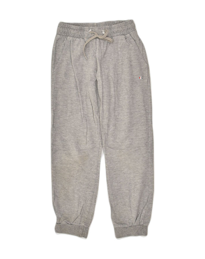 CHAMPION Girls Tracksuit Trousers Joggers 9-10 Years Medium  Grey Cotton | Vintage Champion | Thrift | Second-Hand Champion | Used Clothing | Messina Hembry 