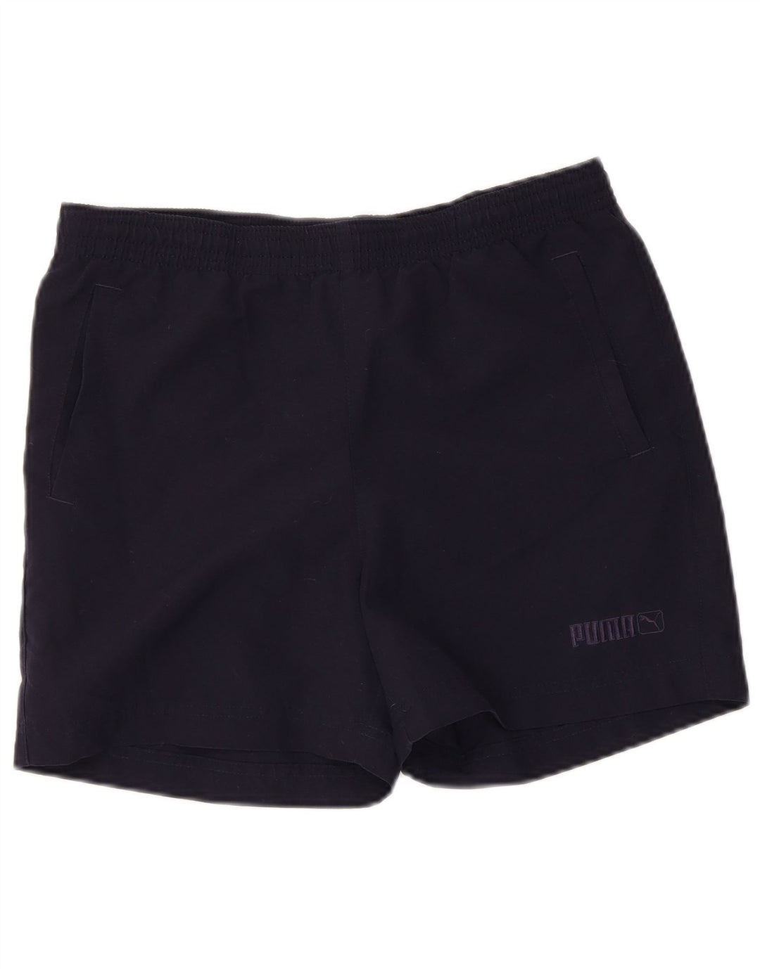 Puma Boys Sport Shorts 13-14 Years Navy Blue Polyester