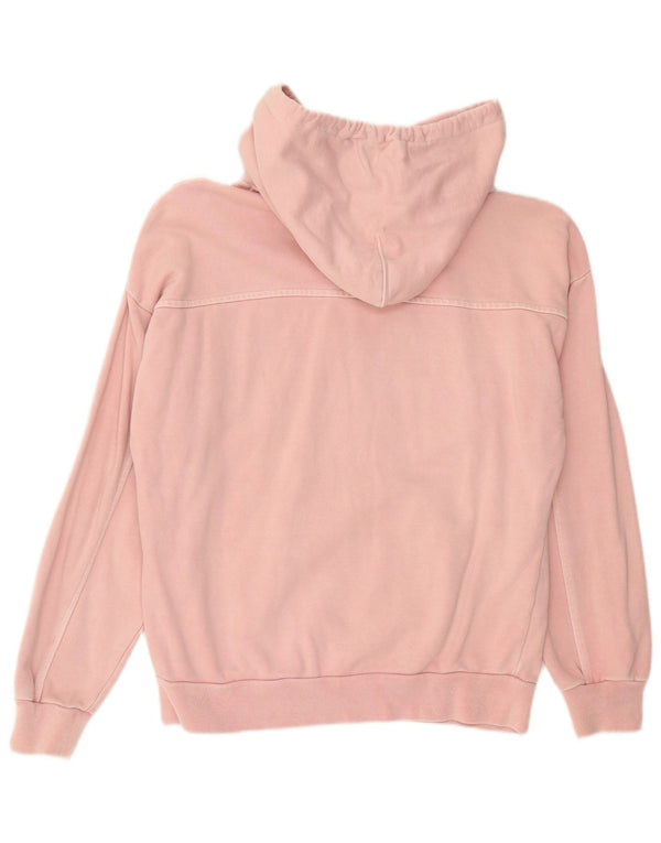 Levi's Womens Oversized Hoodie Jumper UK 6 XS Pink Cotton