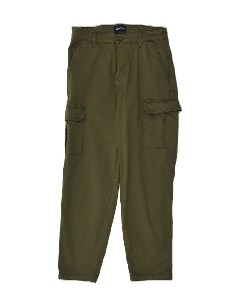 GAS Mens Tapered Cargo Trousers W28 L27  Khaki | Vintage Gas | Thrift | Second-Hand Gas | Used Clothing | Messina Hembry 