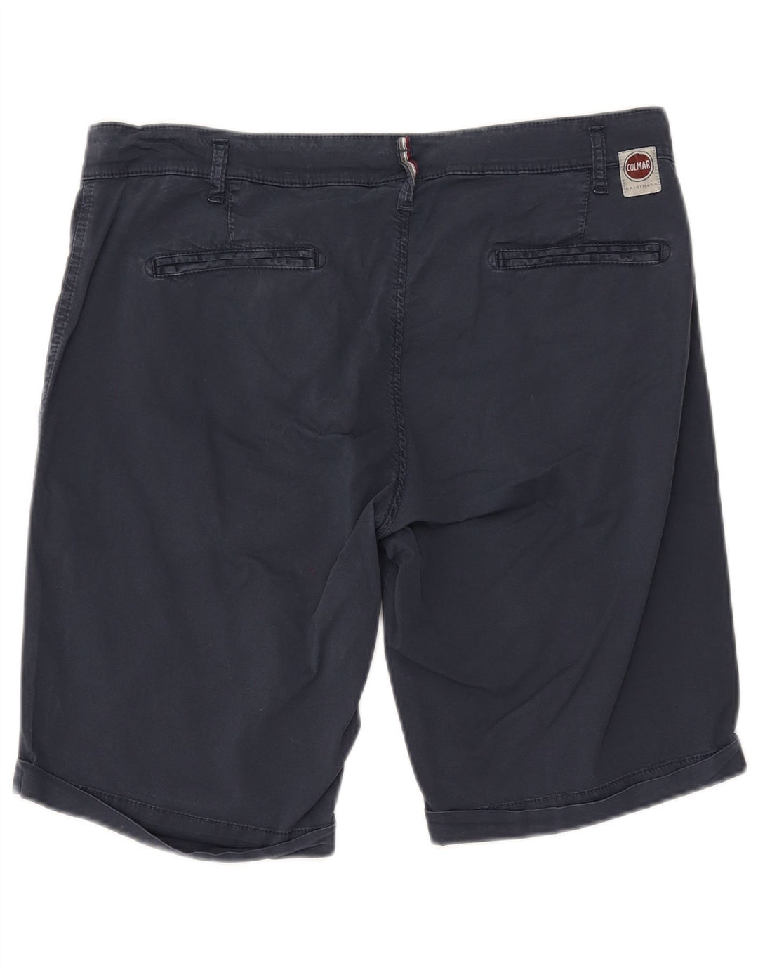 COLMAR Mens Chino Shorts IT 54 Large W38  Navy Blue Cotton