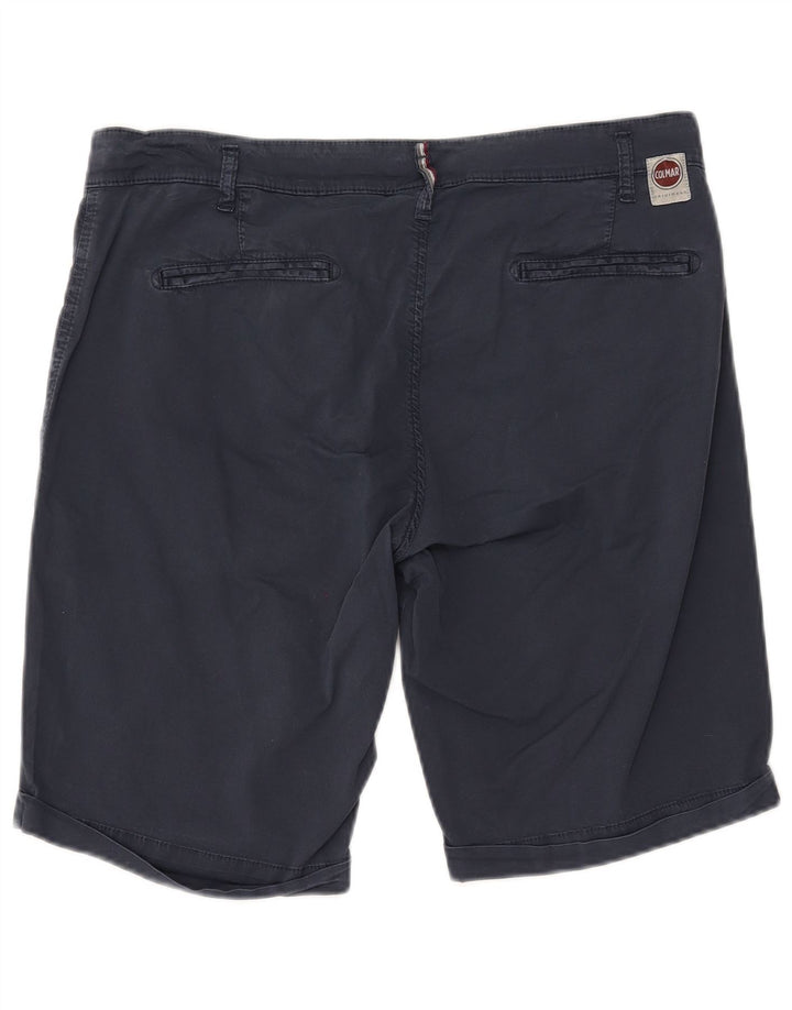 COLMAR Mens Chino Shorts IT 54 Large W38  Navy Blue Cotton