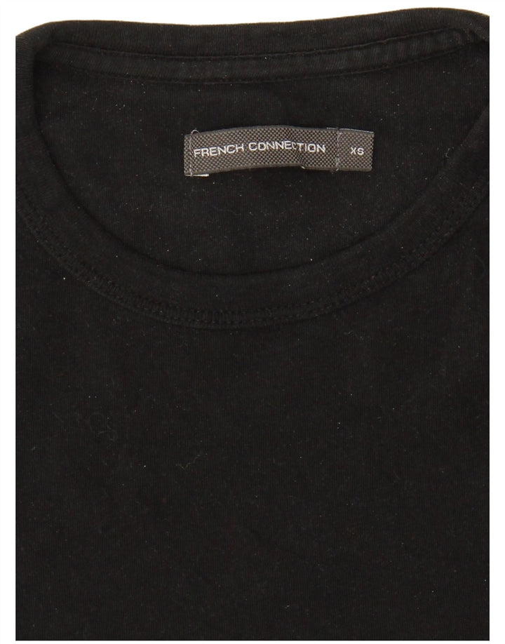 FRENCH CONNECTION Mens T-Shirt Top XS Black