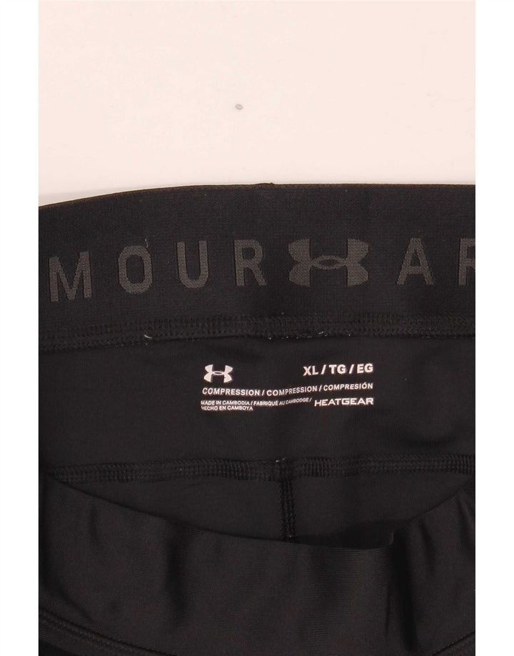 Under Armour Womens Compression Crop Leggings UK 18 XL Black