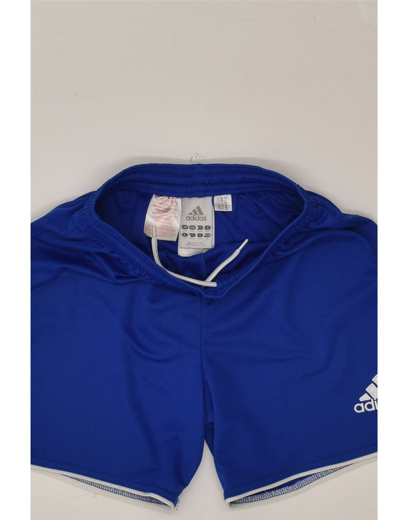 ADIDAS Boys Sport Shorts 2-3 Years 2XS Blue Polyester | Vintage Adidas | Thrift | Second-Hand Adidas | Used Clothing | Messina Hembry 