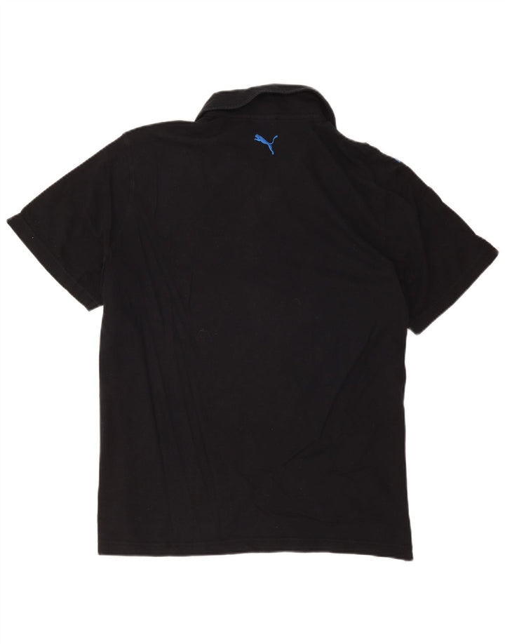 Puma Mens Polo Shirt XL Black Colourblock