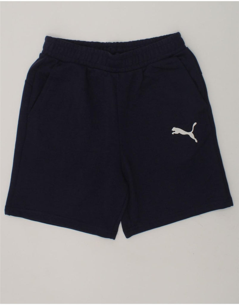 PUMA Boys Sport Shorts 13-14 Years Navy Blue Cotton | Vintage Puma | Thrift | Second-Hand Puma | Used Clothing | Messina Hembry 