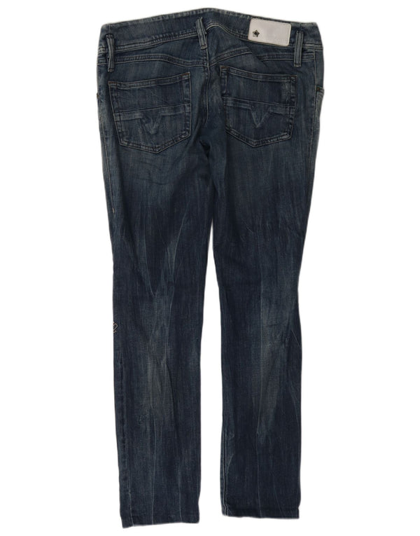 Diesel Womens Matic Slim Tapered Jeans W27 L29 Blue Cotton