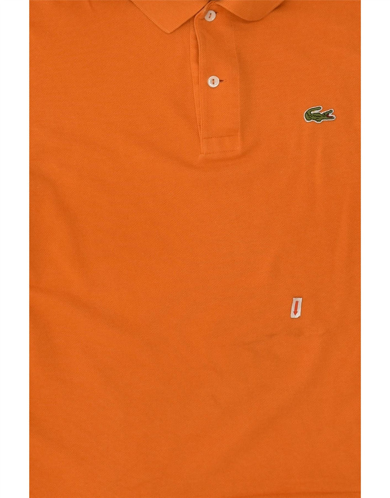 LACOSTE Mens Polo Shirt Size 3 Small Orange Cotton | Vintage Lacoste | Thrift | Second-Hand Lacoste | Used Clothing | Messina Hembry 