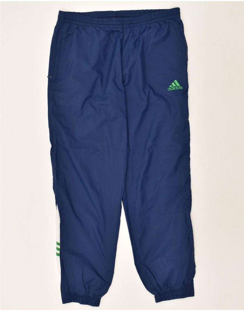 ADIDAS Mens Tracksuit Trousers Joggers UK 40 /42 Medium Navy Blue | Vintage Adidas | Thrift | Second-Hand Adidas | Used Clothing | Messina Hembry 