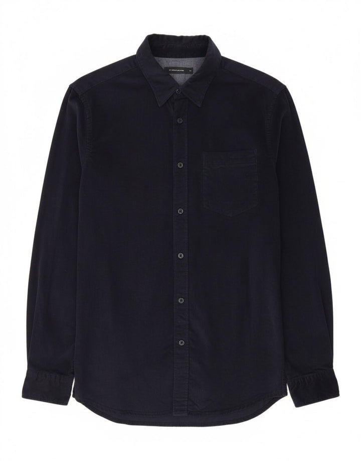 FRENCH CONNECTION Mens Shirt Medium Navy Blue Cotton