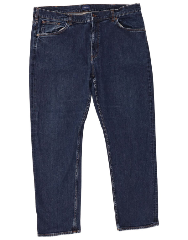 Gant Mens Arley Regular Fit Straight Jeans W44 L32 Blue