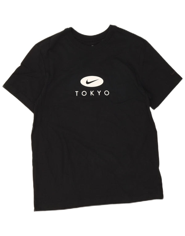 Nike Mens Tokyo Graphic T-Shirt Top Large Black Cotton
