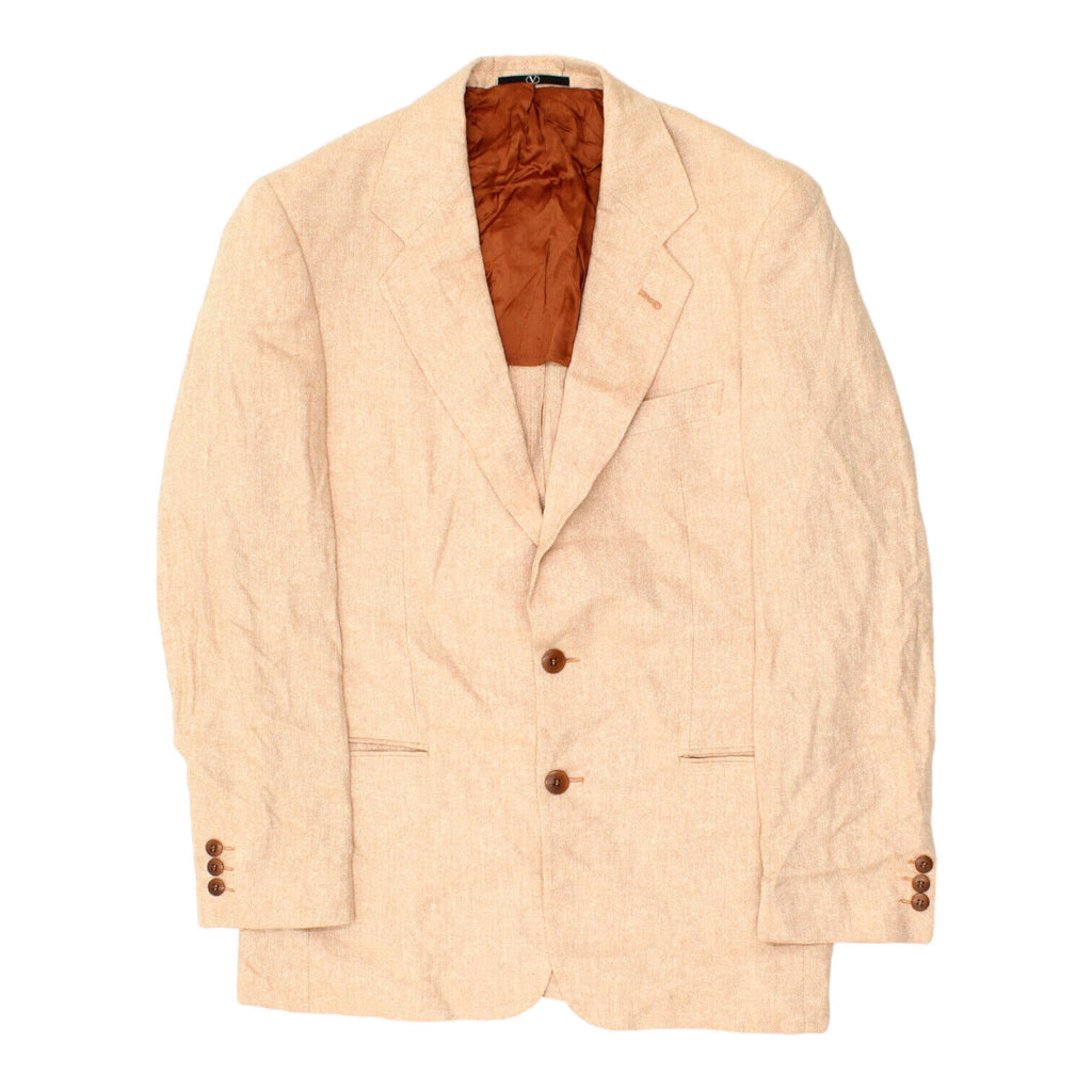 Valentino Garavani Mens Peach Blazer Jacket | Vintage High End Designer Suit VTG | Vintage Messina Hembry | Thrift | Second-Hand Messina Hembry | Used Clothing | Messina Hembry 
