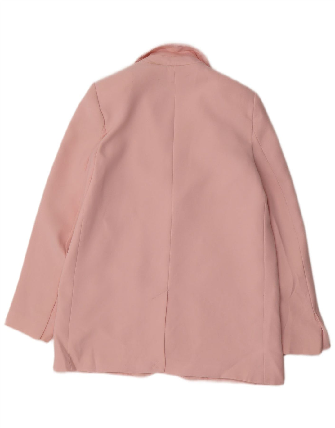 Zara Womens 2 Button Blazer Jacket UK 10 Small Pink Polyester