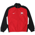 Nike Mens Graphic Tracksuit Top Jacket Small Red Colourblock Polyester