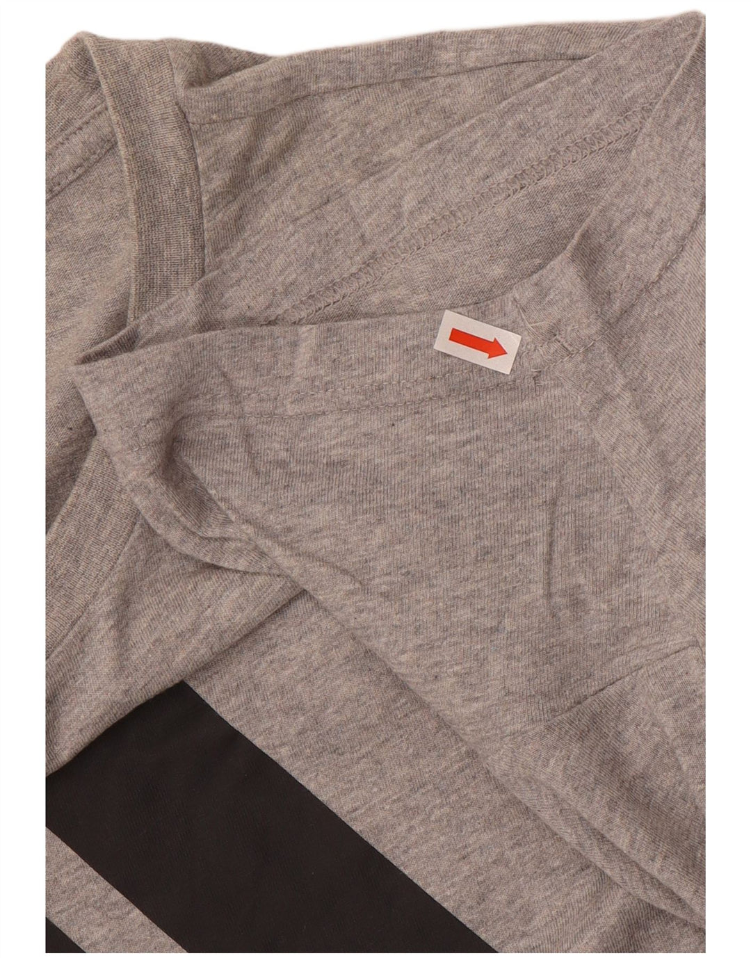 ADIDAS Mens Graphic T-Shirt Top Large Grey Cotton