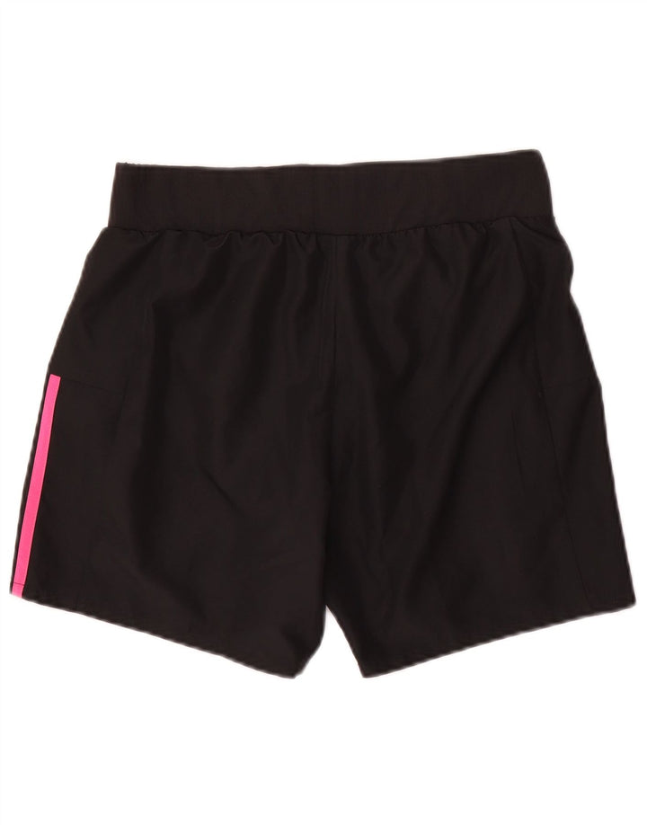 Adidas Womens Sport Shorts UK 10 Small Black Polyester